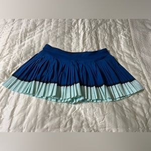 Lululemon Pleat to Street Skirt II Poseidon/sea Mist size 10